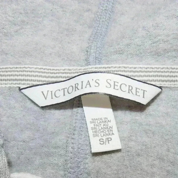 Victoria's Secret Women's Gray Hoodie Sweatshirt Poncho Cape Jacket Size S - Picture 5 of 10